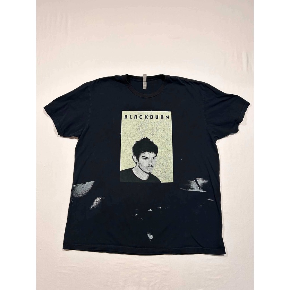 Next Level Blackburn Movie Graphic T-Shirt Mens XL Black Short Sleeve‎ Cotton